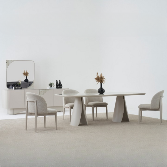 Set Masa de Dining Moderna cu Scaune, Time