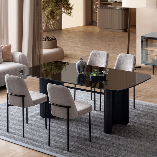 Set Masa Dining cu 4 Scaune, Zehra