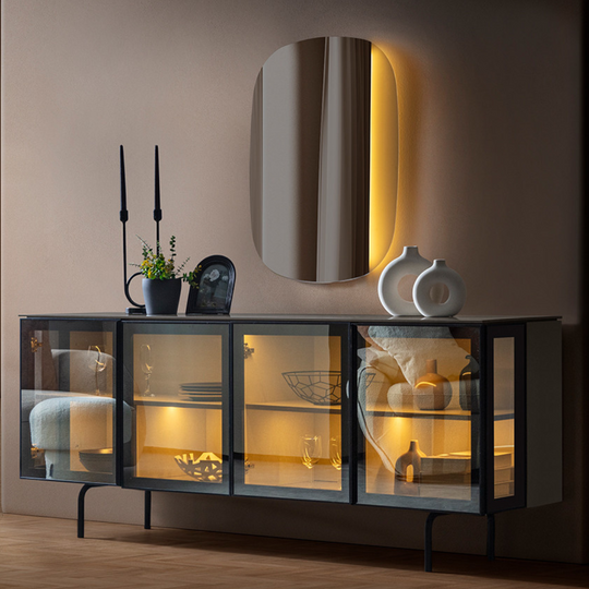 Comoda de Dining cu Oglinda, Zehra