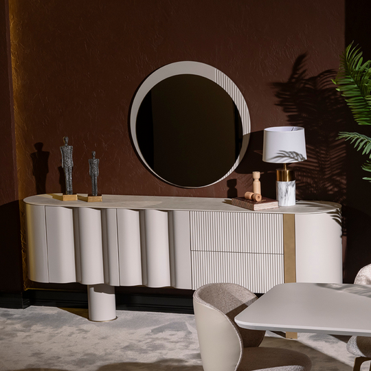 Comoda de Dining cu Oglinda, Elba