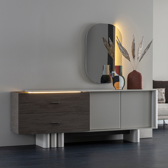 Comoda de Dining cu Oglinda, Intenso