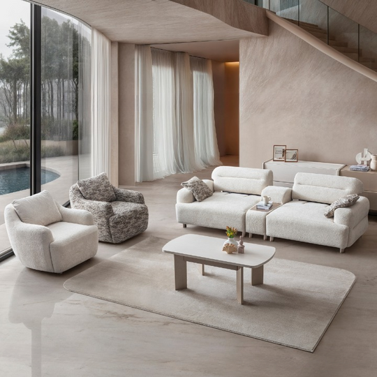 Set Canapea Bucle cu Fotolii, Sinsai