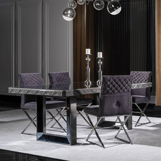 Set Masa de Dining cu Scaune, Viona