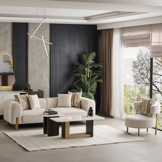 Set Canapea cu Fotolii de Lux, Pedro