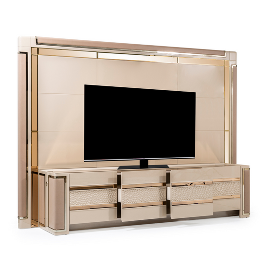 Comoda Tv de Lux cu Panou, Bianca M