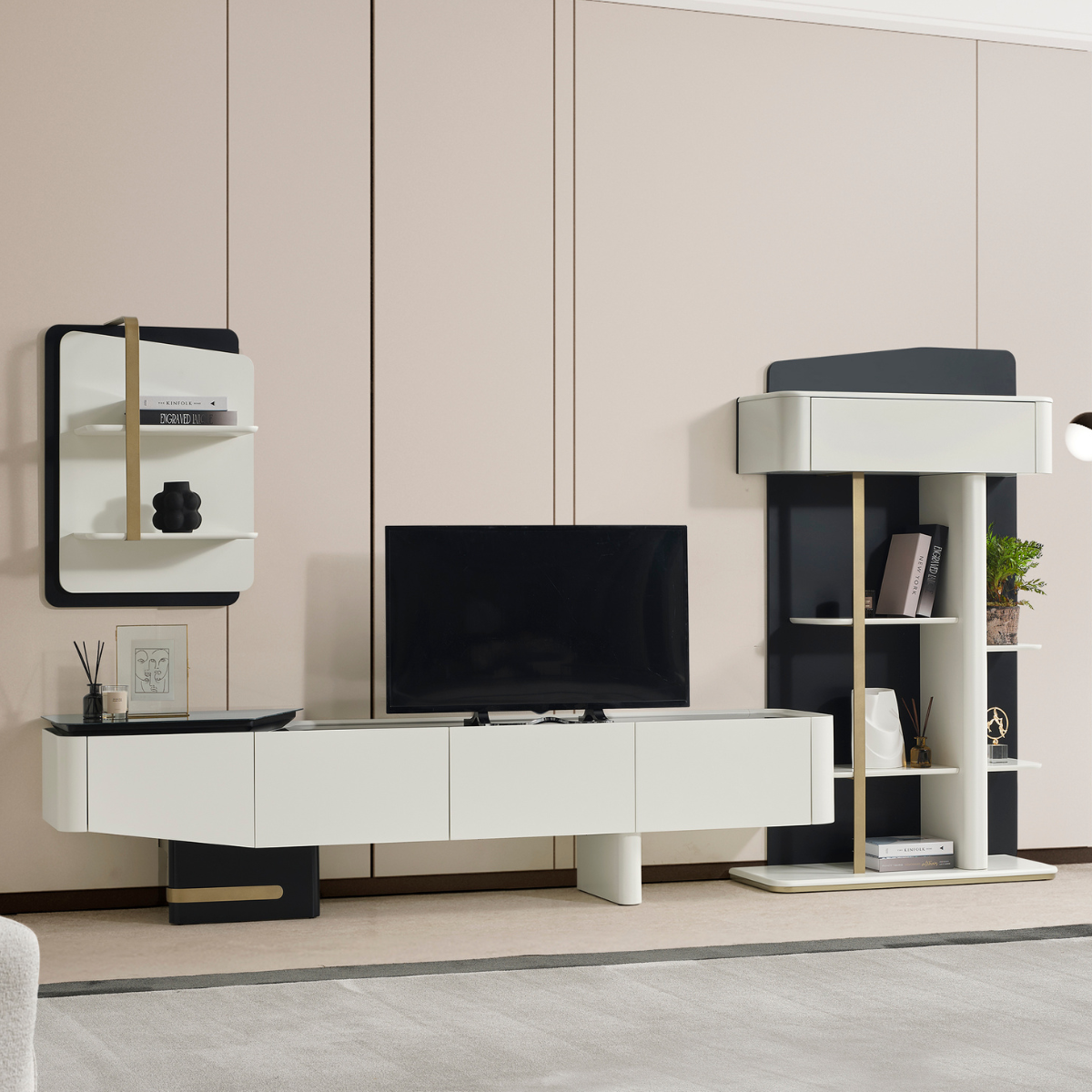 Comoda TV Moderna, Estra