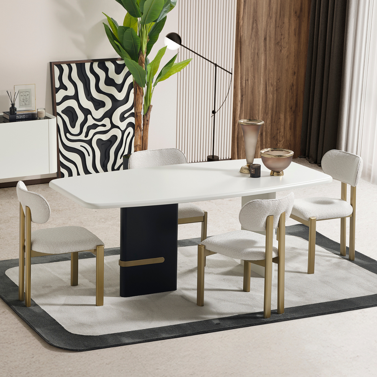 Masa de Dining Moderna, Estra