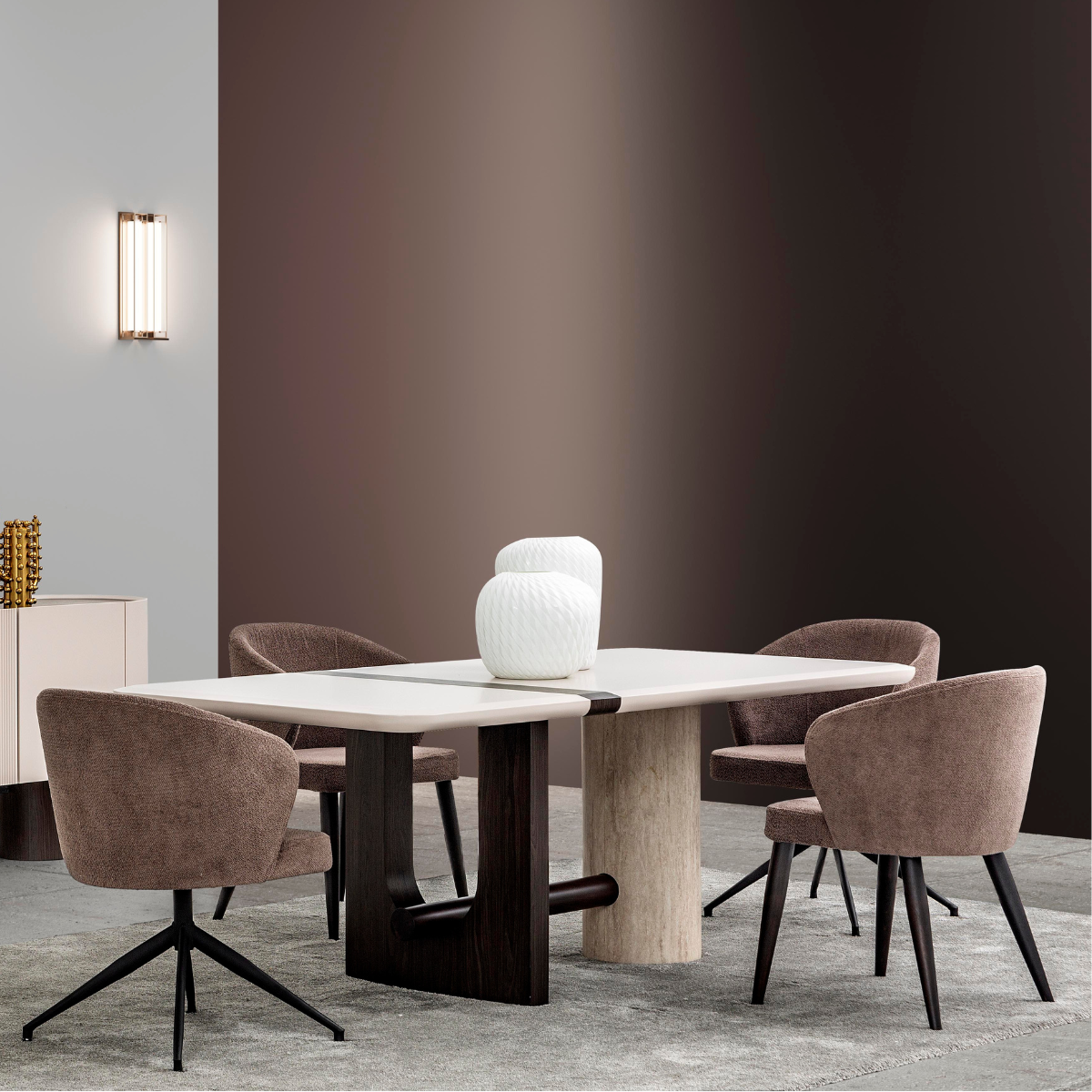 Masa Dining de lux, Fin