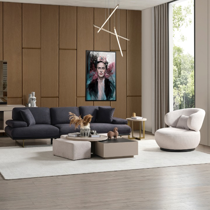 Fotoliu Bucle, Freda