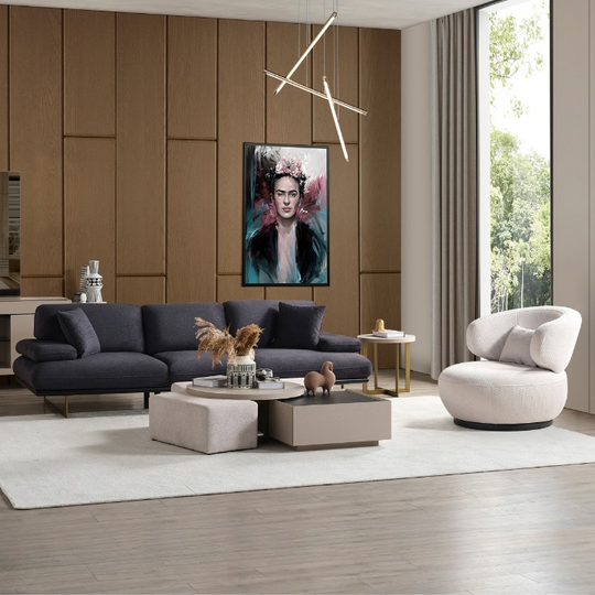 Set Canapea Bucle si 2 Fotolii, Freda