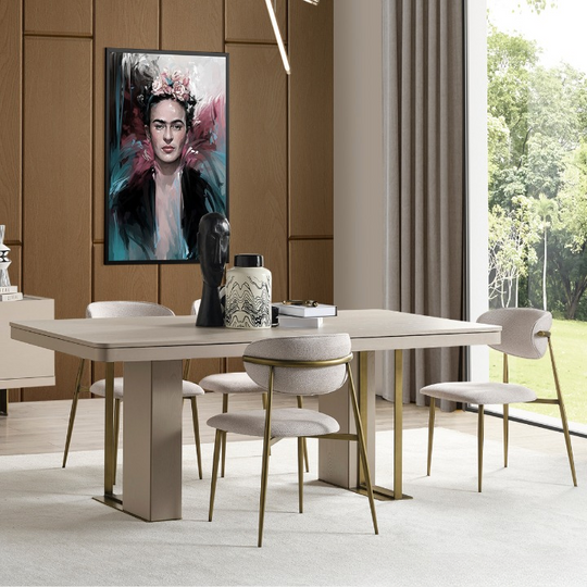 Set Masa de Dining Extensibila cu Scaune, Freda