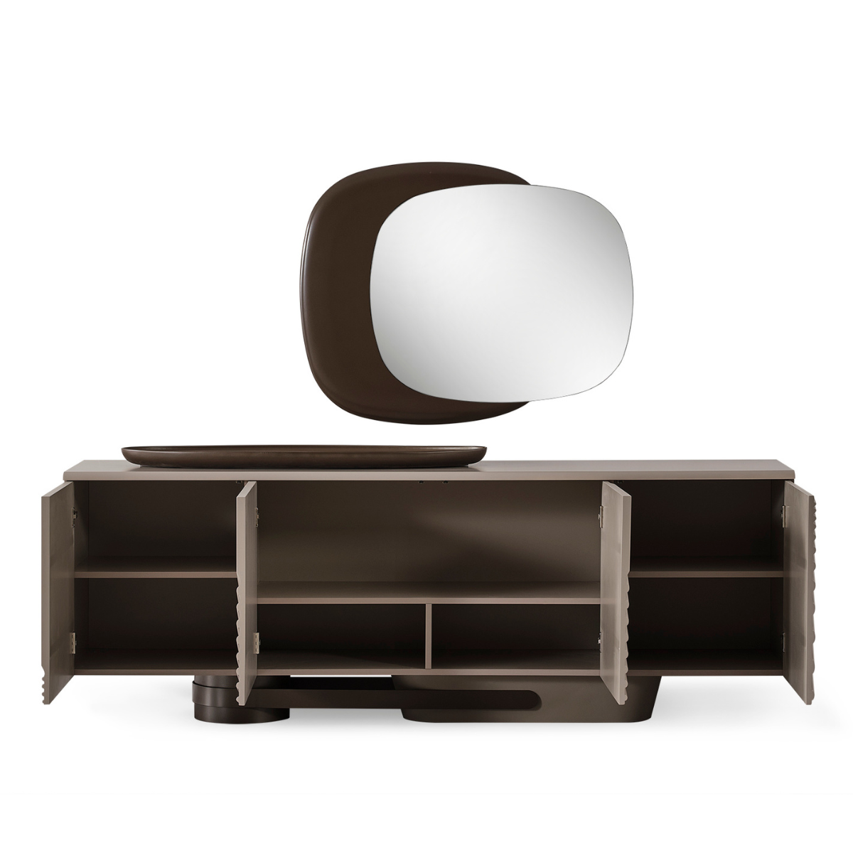 Comoda de Dining Moderna cu Oglinda, Lara