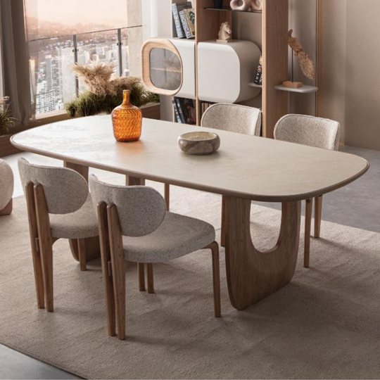 Set Masa de Dining cu 4 Scaune, Lucca