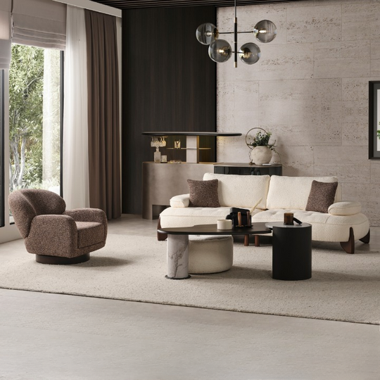 Set Canapea Bucle cu Fotolii, Tesla