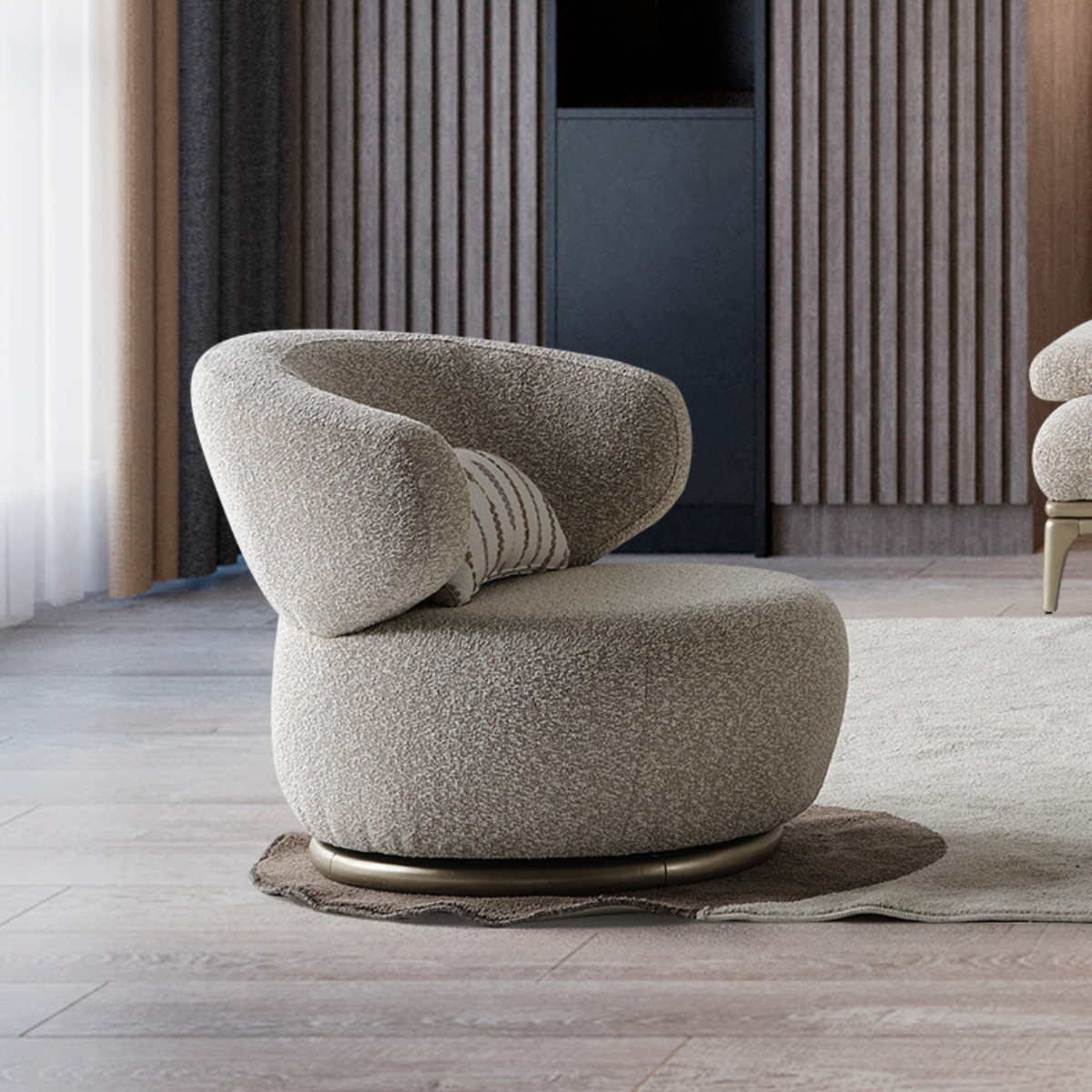 Fotoliu Bucle, Voyage