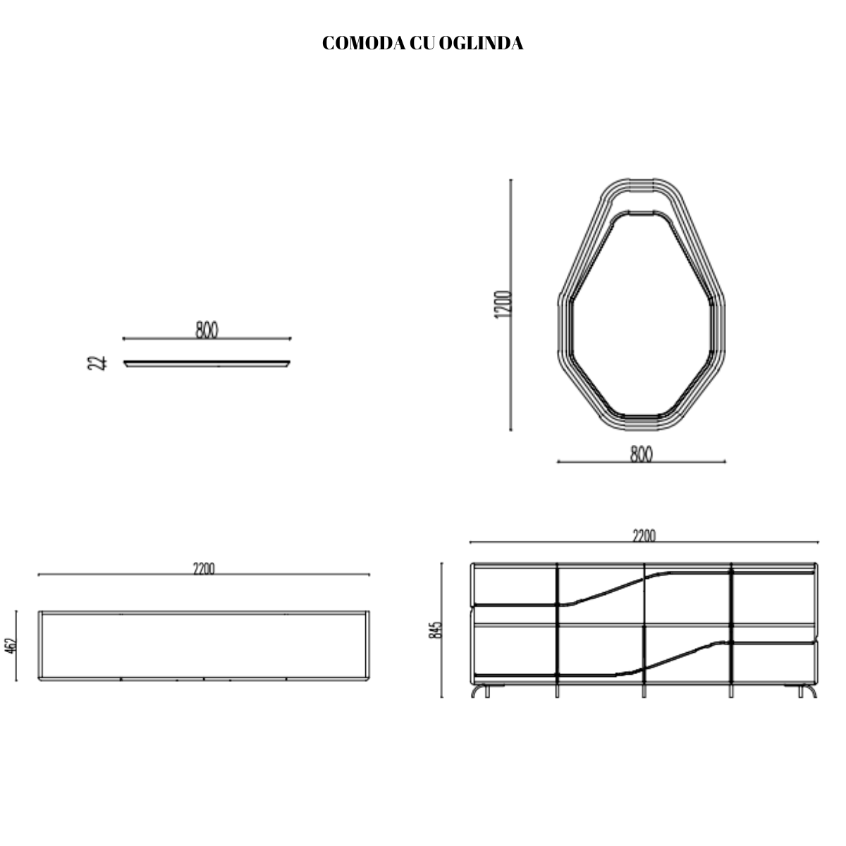 Colectia de Living si Dining de Lux , Milano H