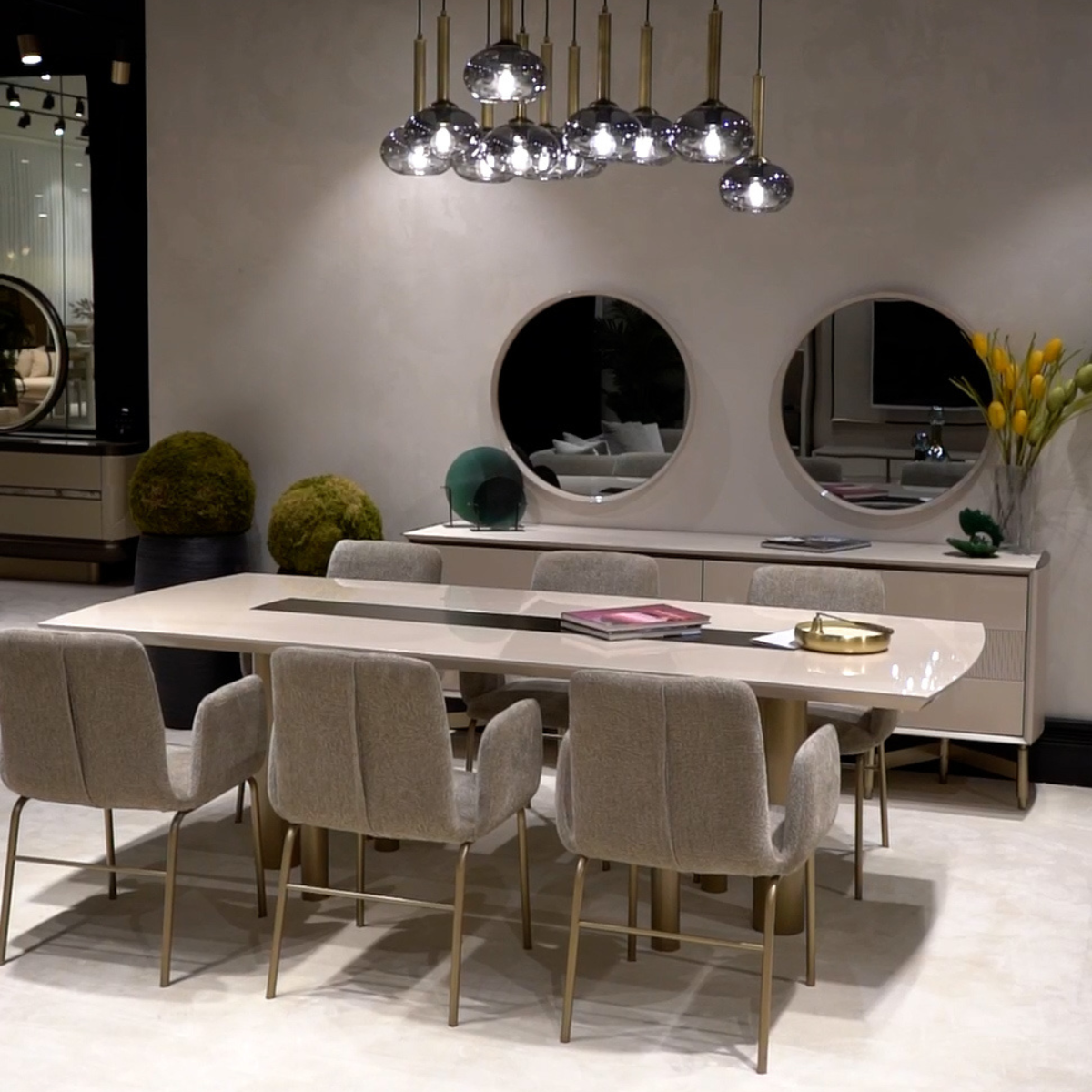 Set Masa de Dining cu Scaune, Porto M