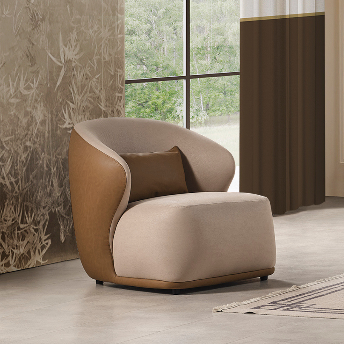 Set Canapea Moderna cu 2 Fotolii, Ciragan