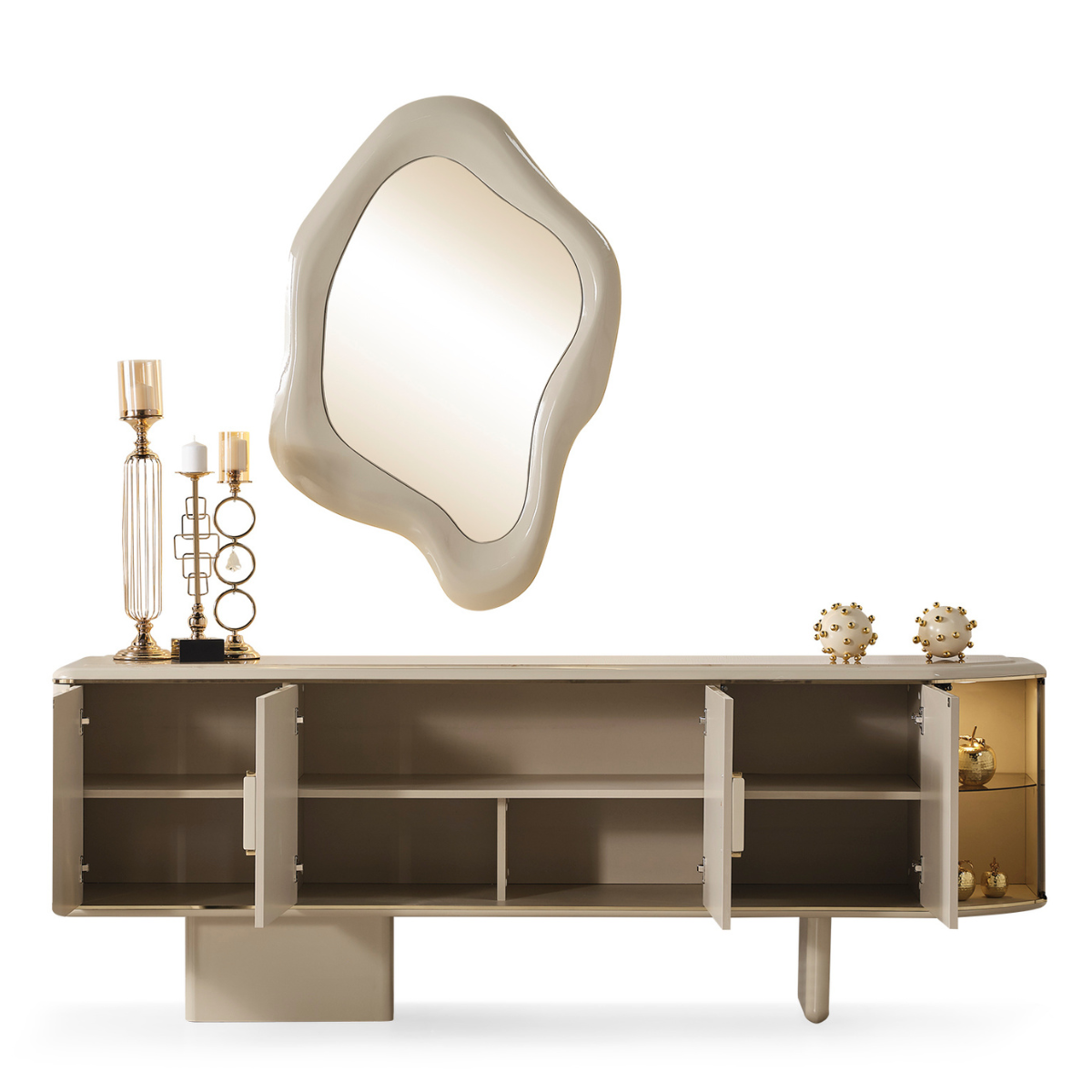 Comoda de Dining cu Oglinda, Ciragan