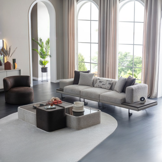 Set Canapea Bucle cu Fotolii, Intenso