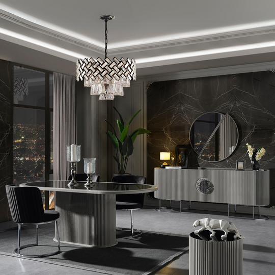 Colecția de Living si Dining de lux, Majestic Grey G