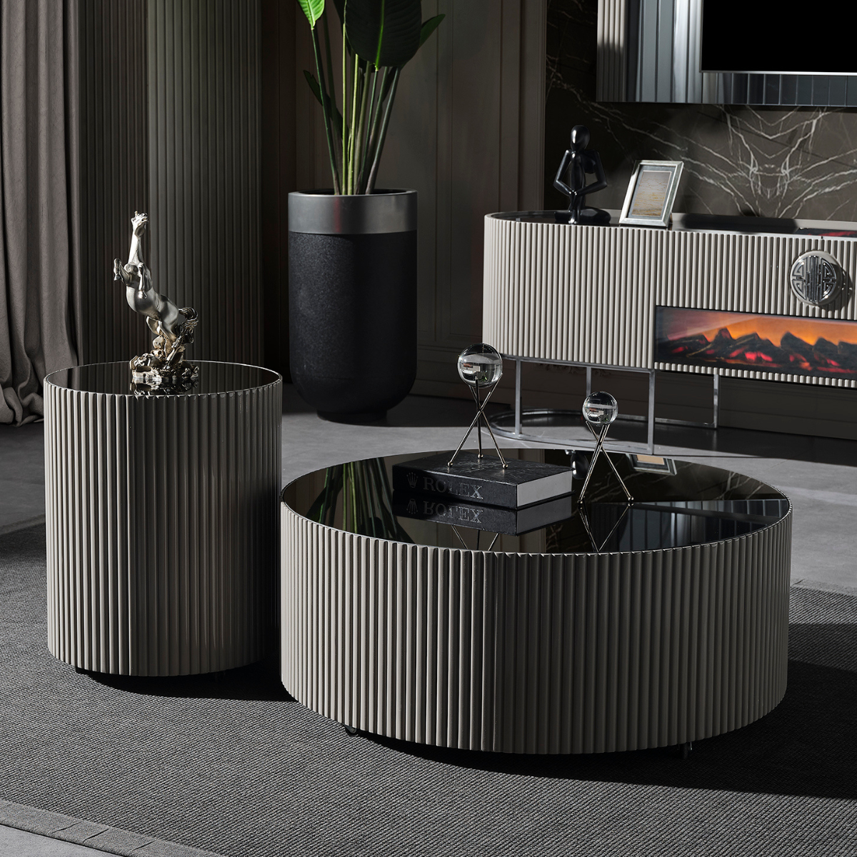 Colecția de Living si Dining de lux, Majestic Grey G