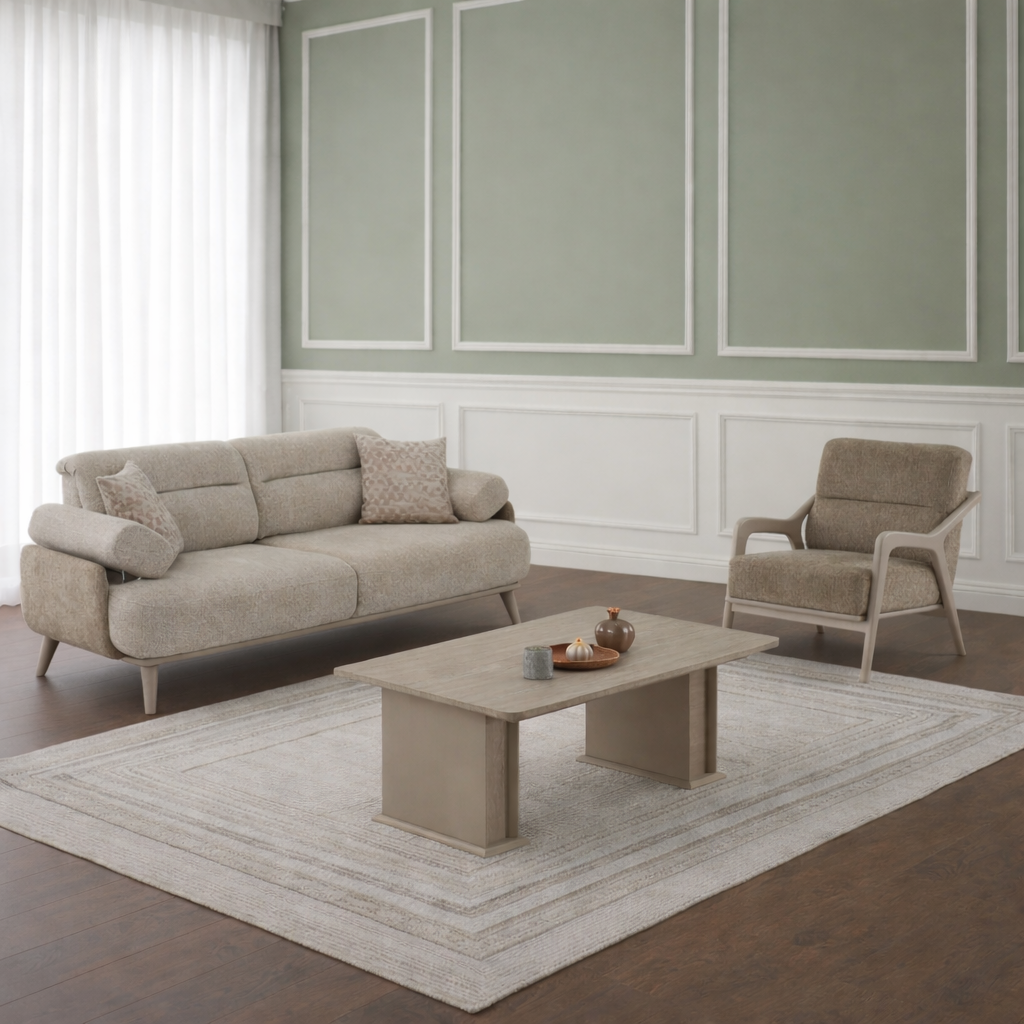 Set Canapele și Fotolii Bucle Madrid – eleganță contemporană pentru livinguri de lux