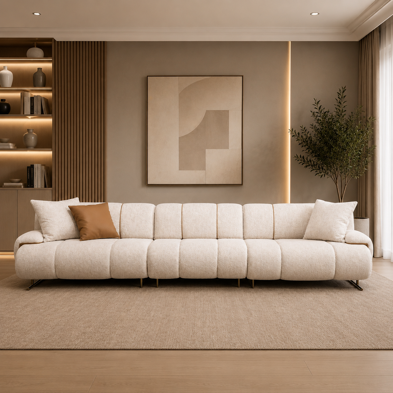 Colțar Modular Bucle cu extensie ,Terra