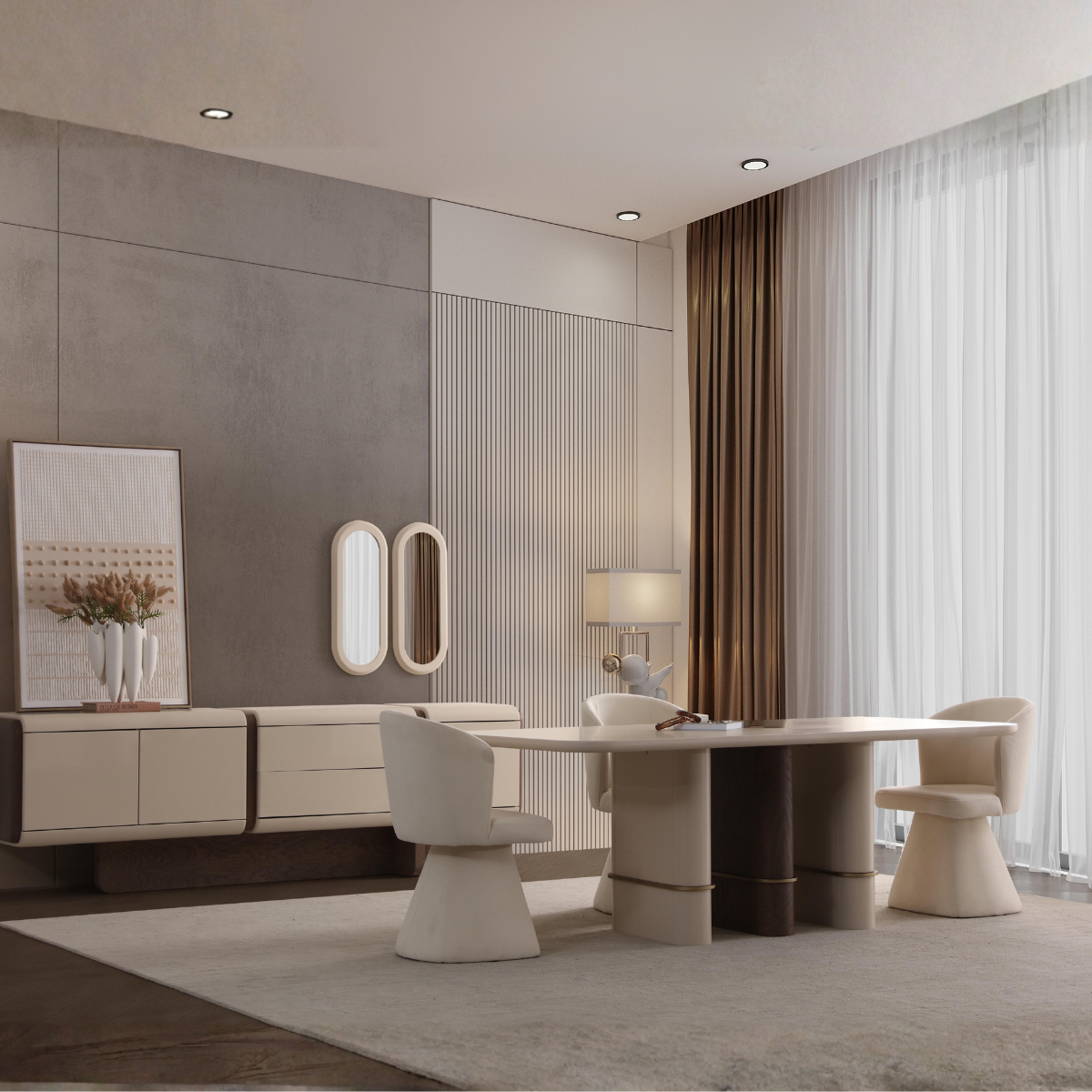 Masa de Dining Moderna, Etra