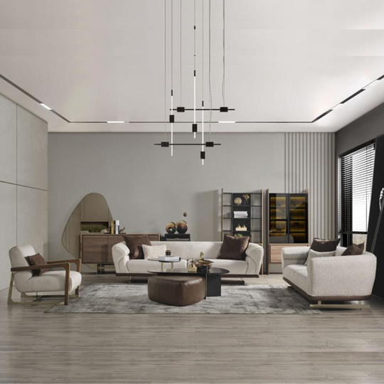 Set Canapele cu Fotolii, Bronze