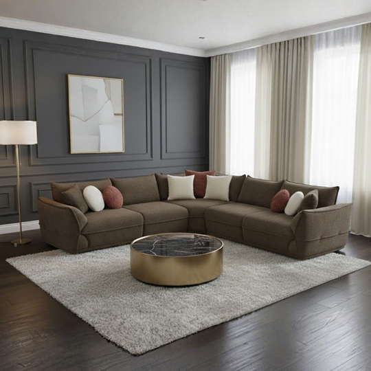 Colțar Modular Bucle Bosna – Confort Luxury pentru Living Modern