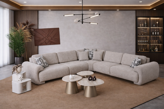 Colțar Modular Bucle, Ottawa – design modern, confort premium pentru living