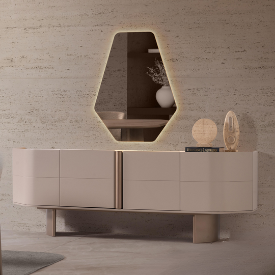 Comoda De Dining Cu Oglinda, Sierra