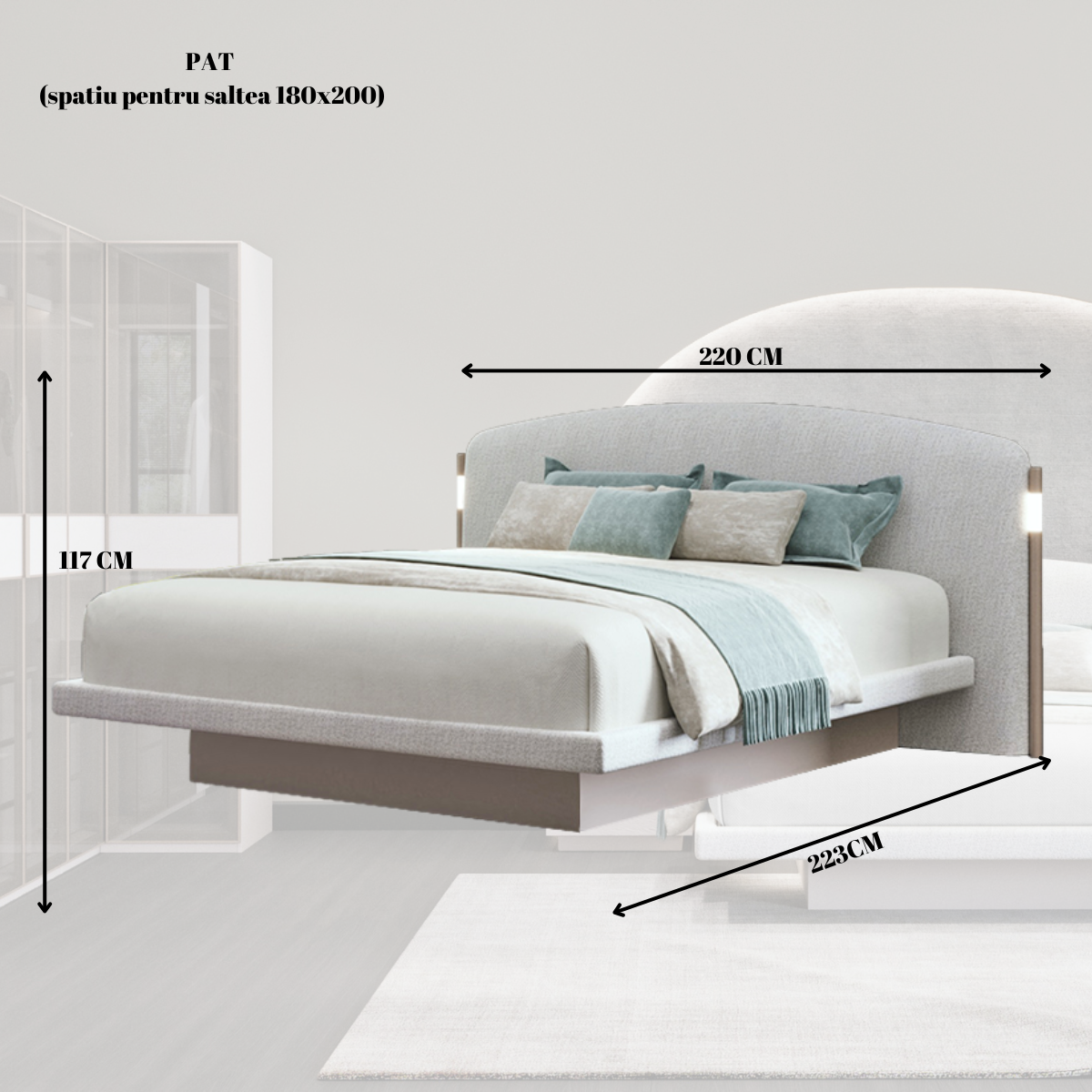 Dormitor modular de lux, Kasmir