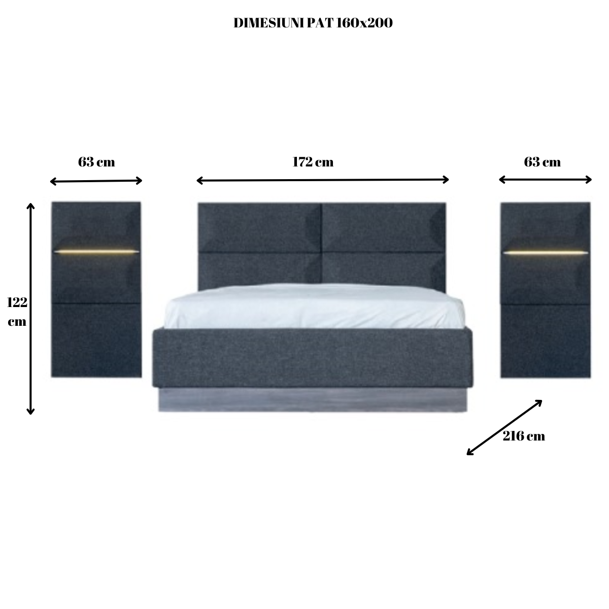 Dormitor modular de lux, Adessa