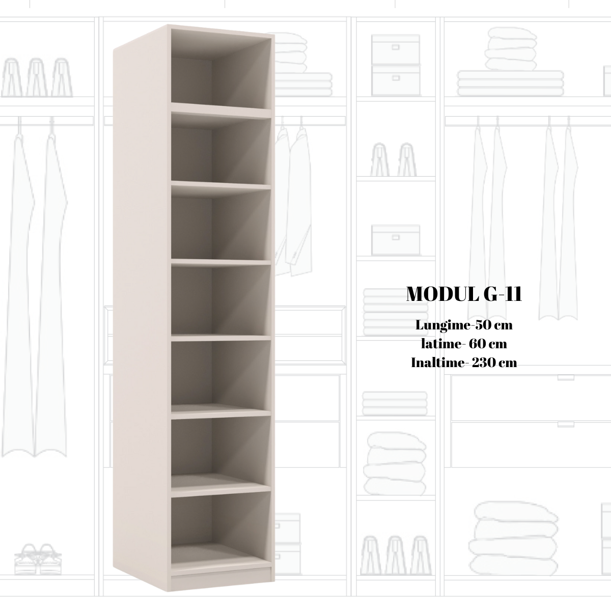 Dulap modular de lux, Ara