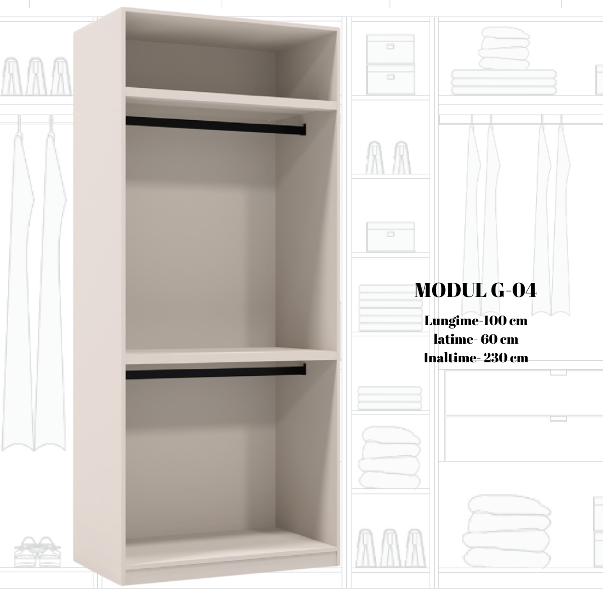 Dulap modular de lux, Ara