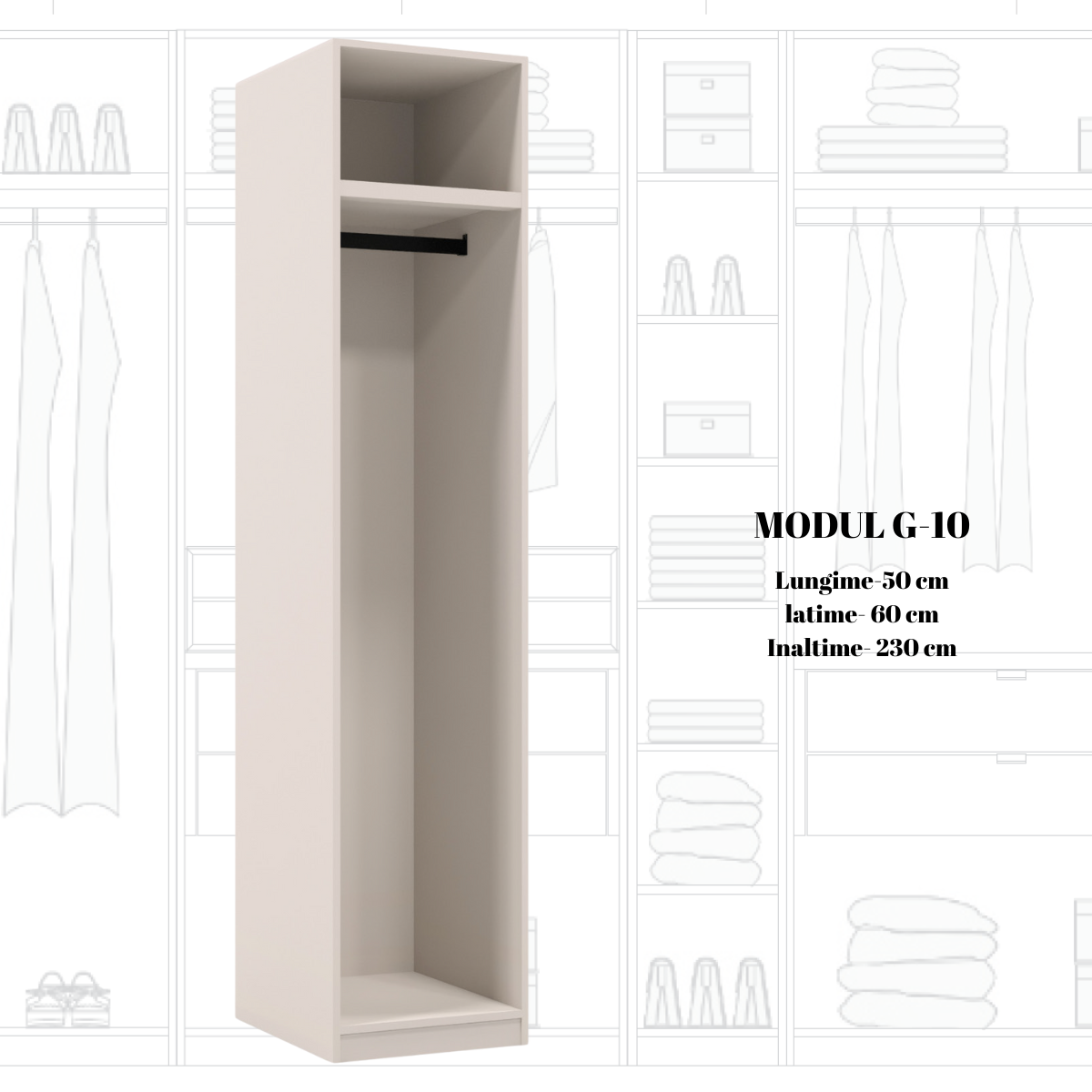 Dulap modular de lux, Ara