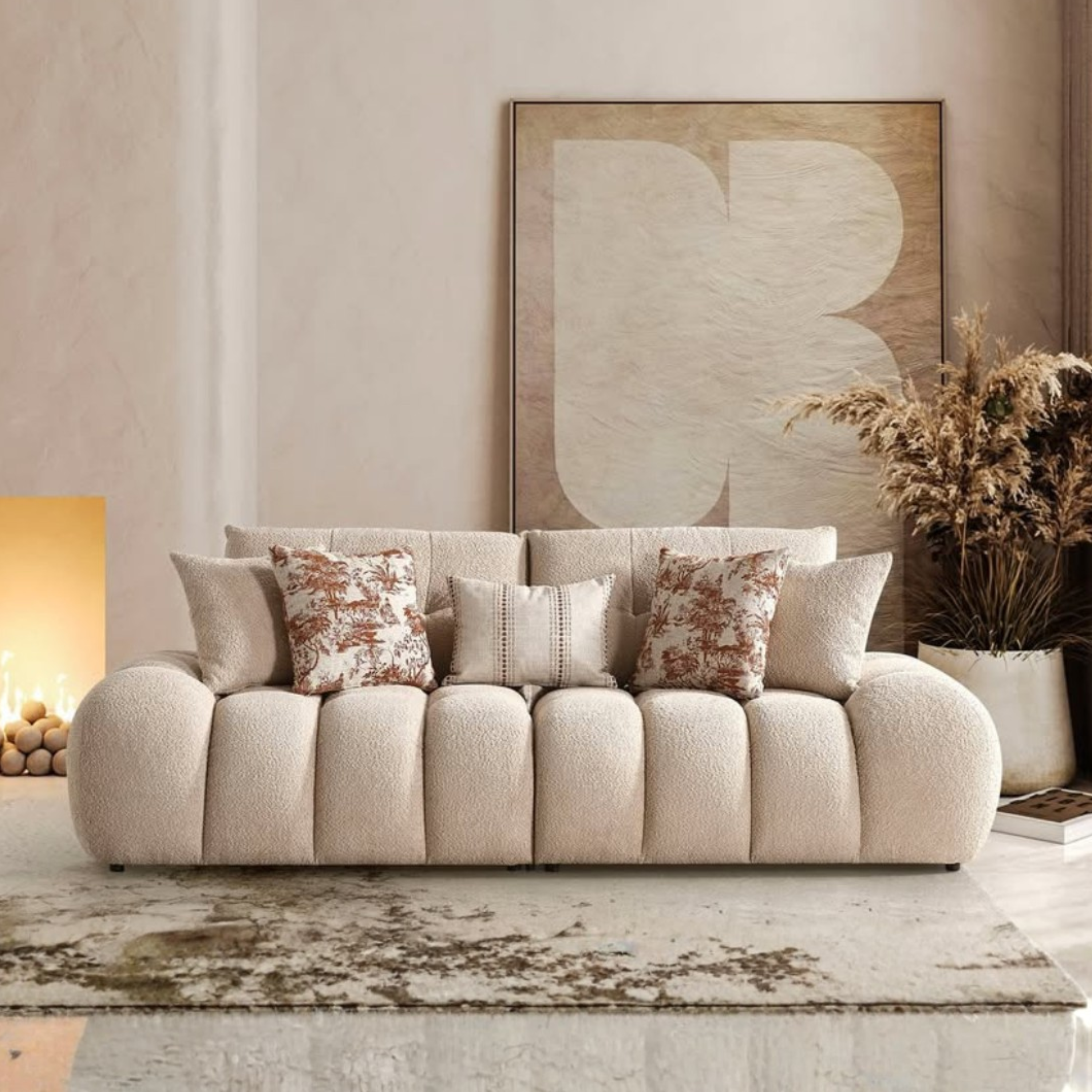 Canapea  Bucle 3 locuri  , Theo