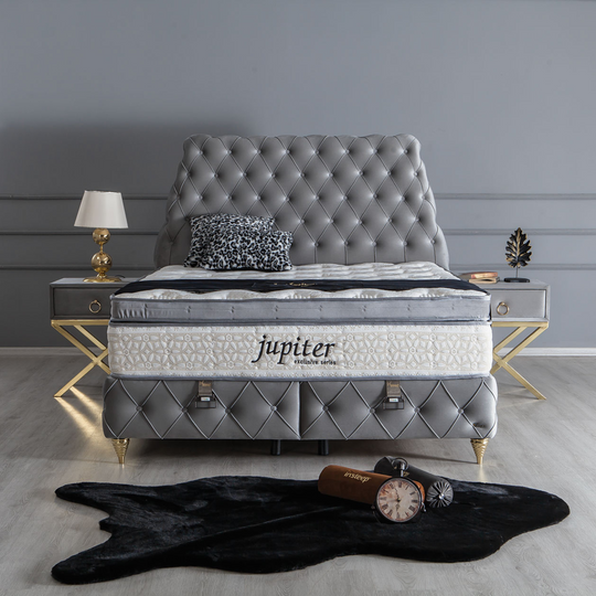 Pat tapițat de lux cu ladă, Jupiter