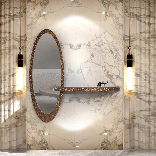 Set consolă cu oglindă de lux, Alfa