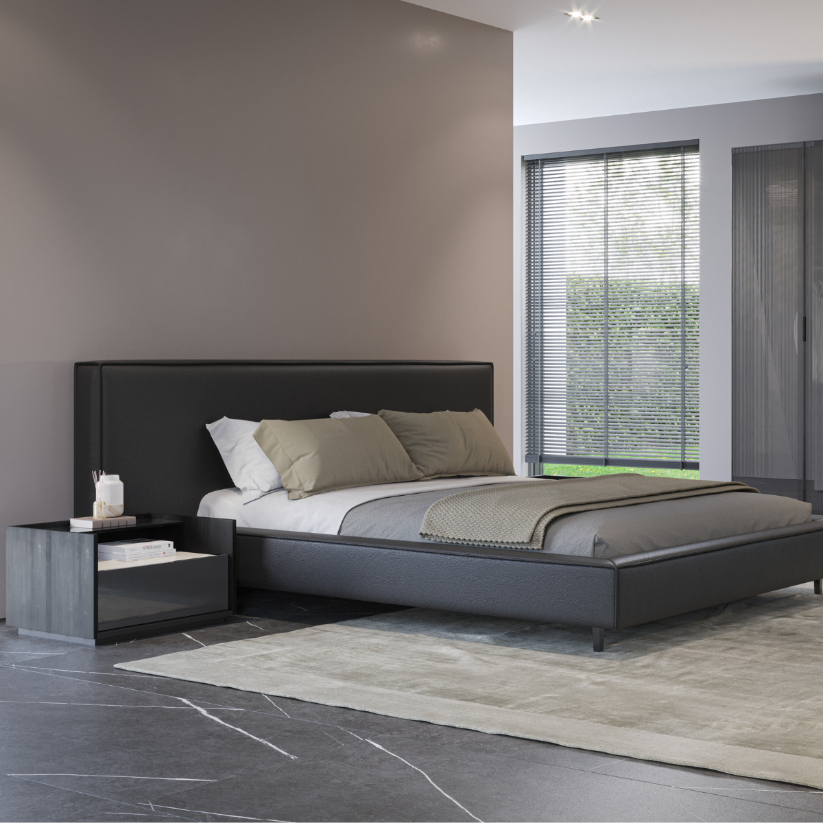 Dormitor Modular De Lux, Grey