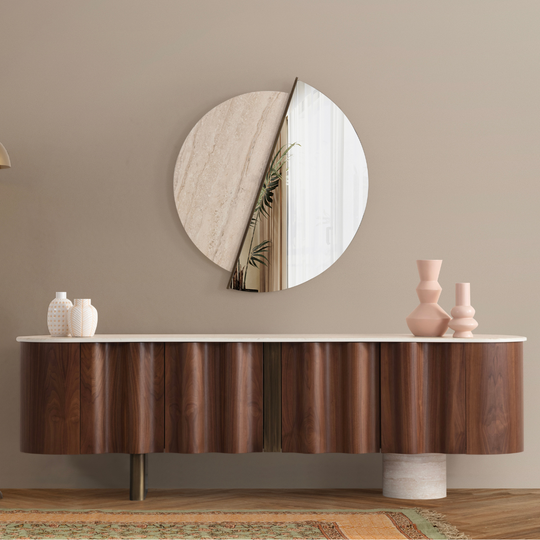 Comoda De Dining Cu Oglinda, Florida