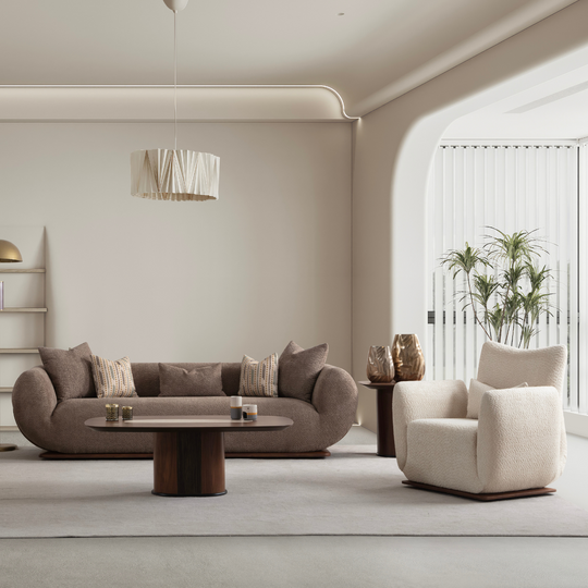 Set Canapele cu fotolii bucle, Florida