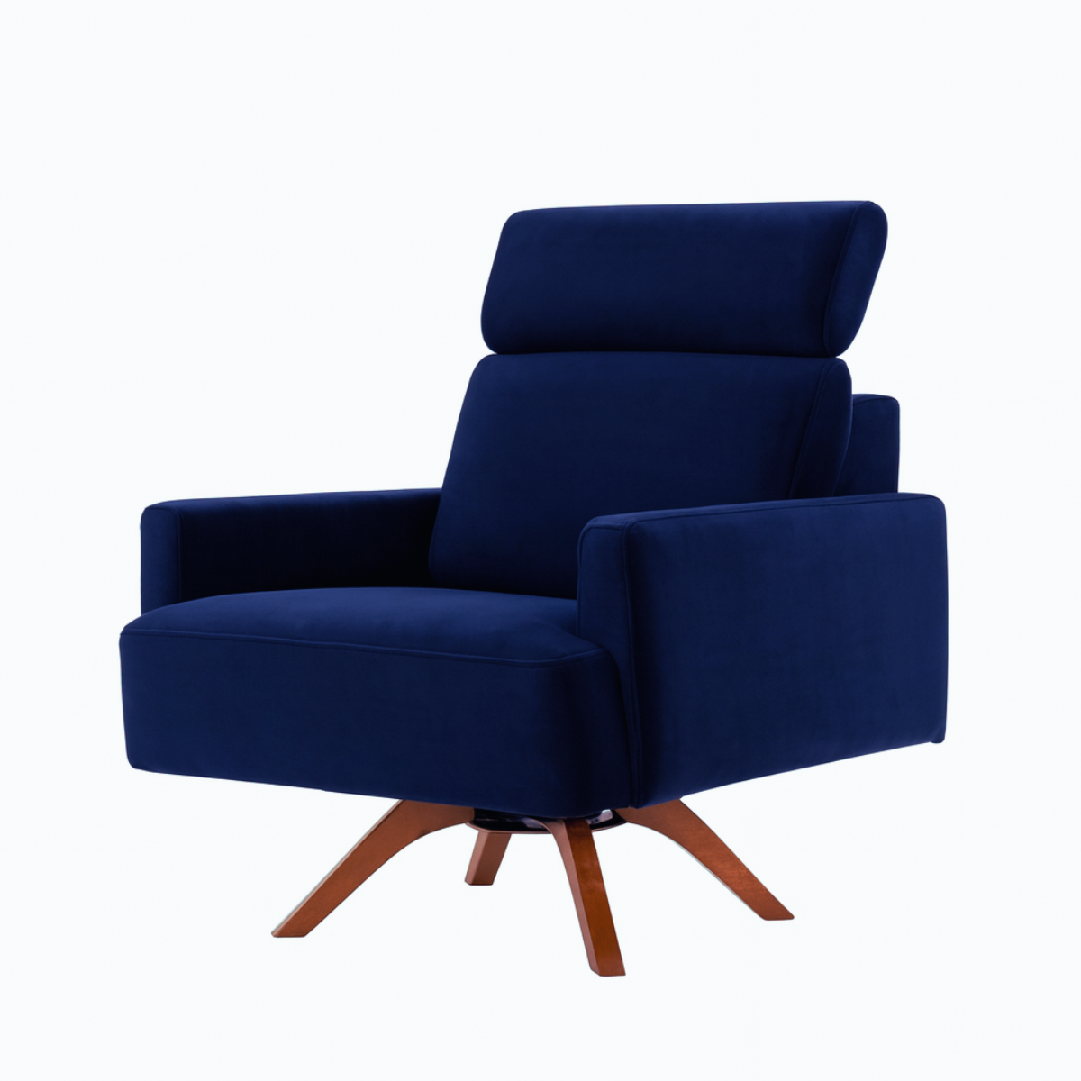 Fotoliu cu Tetiere Reglabile, Santorini albastru