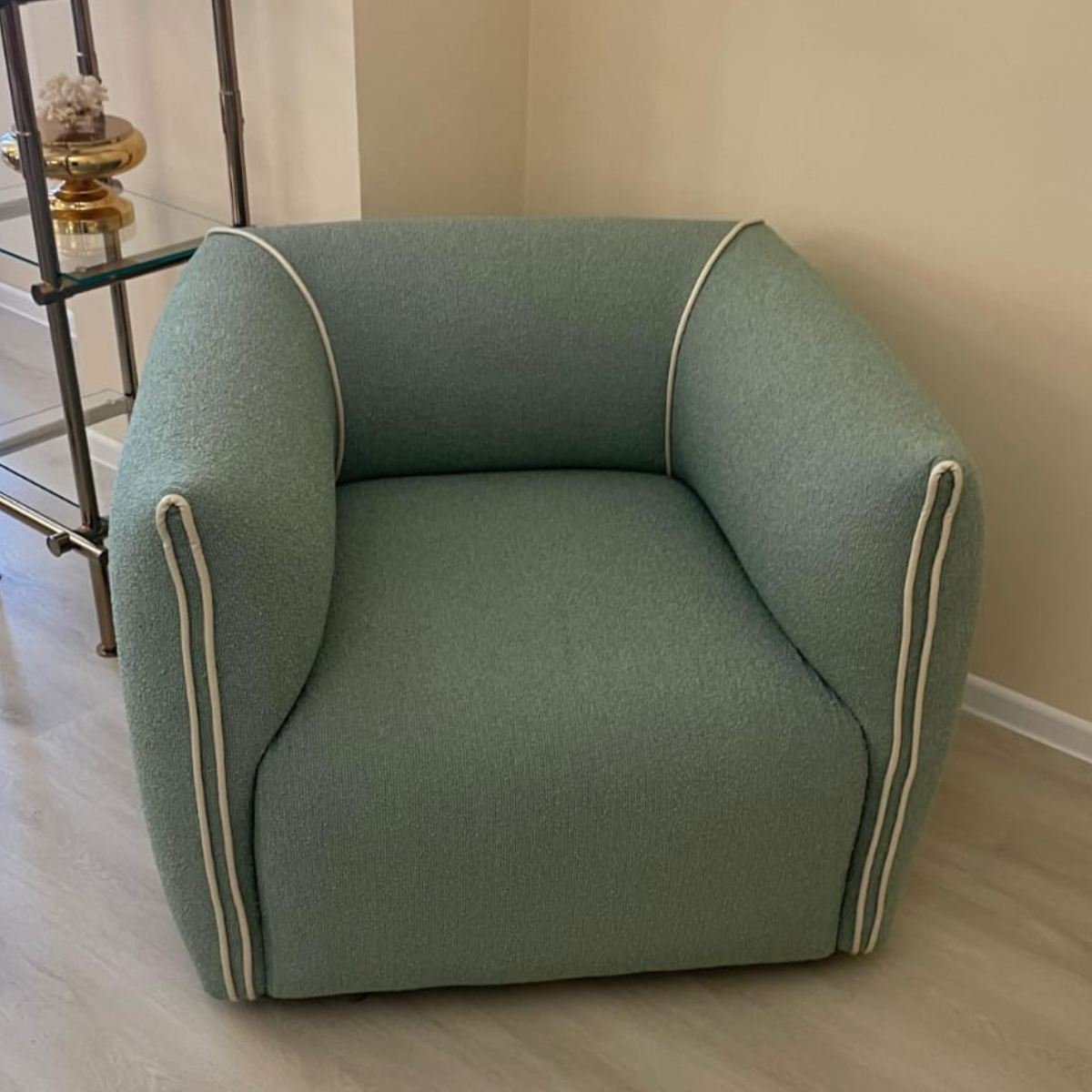 Fotoliu Bucle, MII verde mint