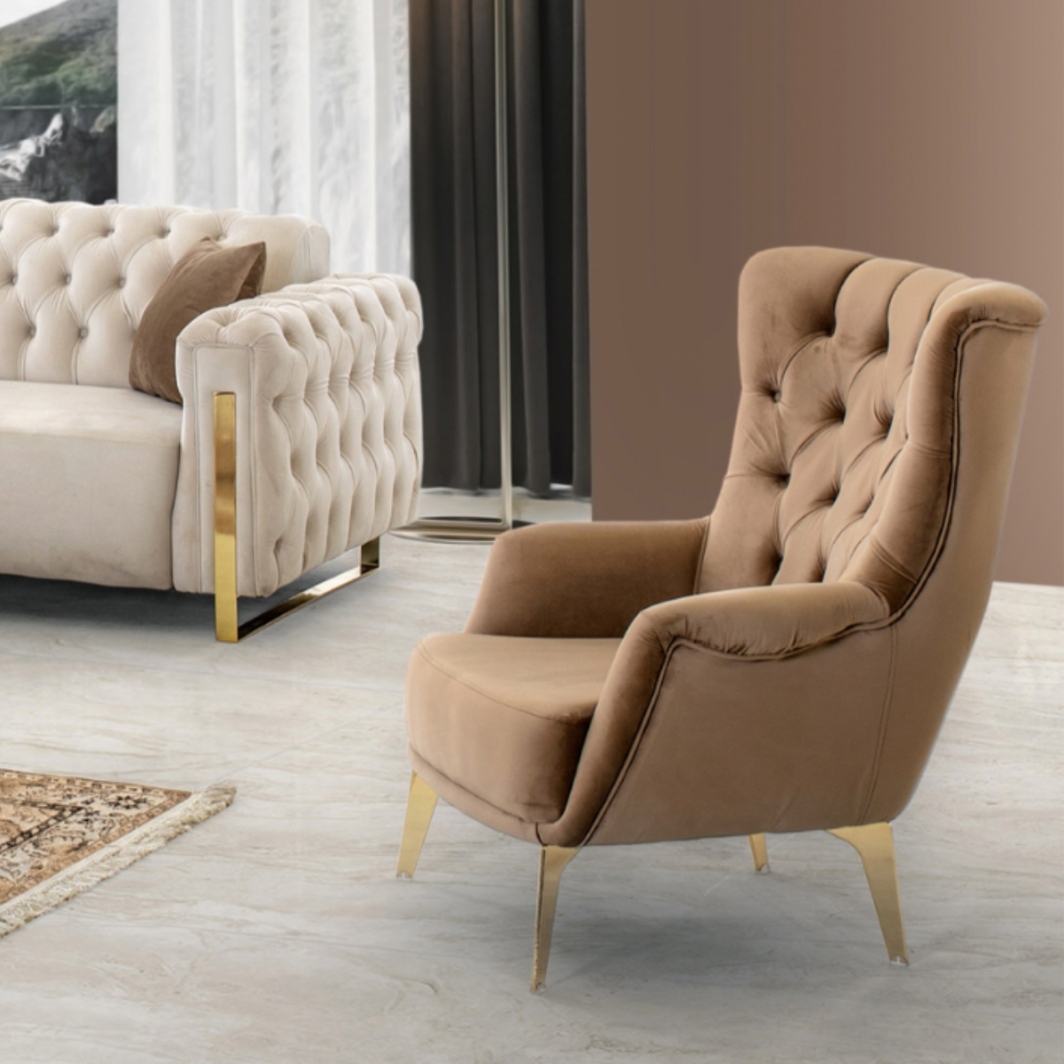 Fotoliu Chester, Asel