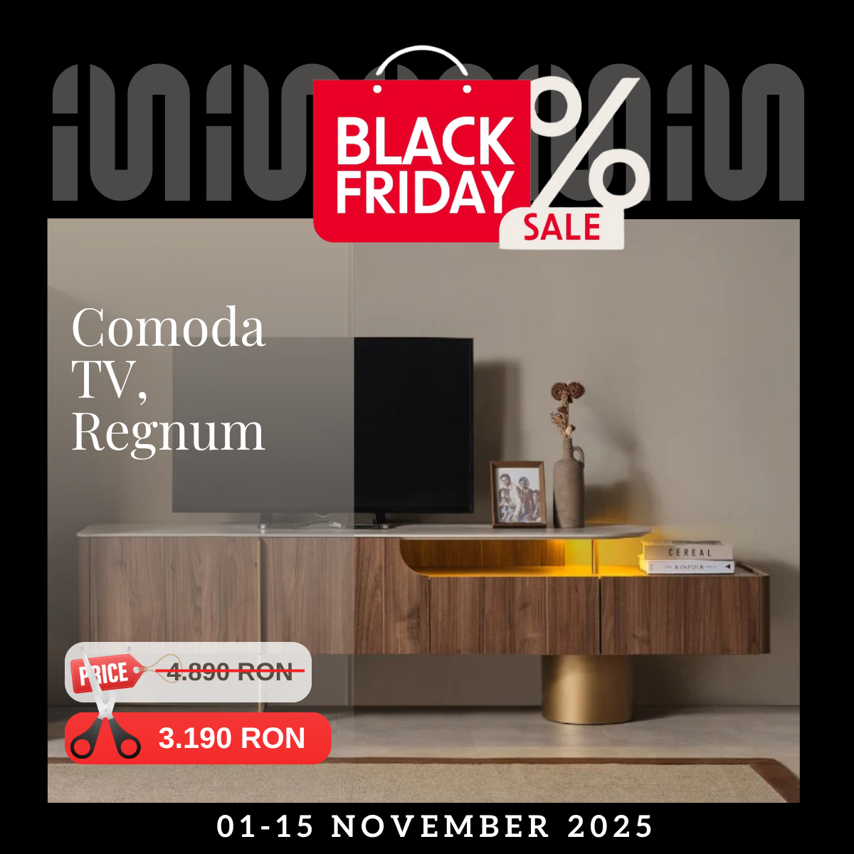 Comoda TV Moderna, Regnum