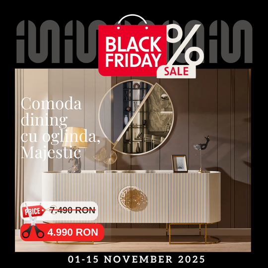 Comoda de Dining cu Oglinda de lux, Majestic G