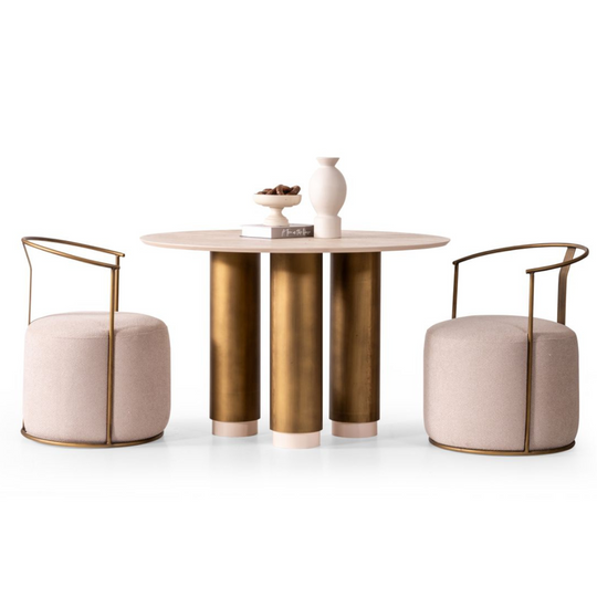 Masa de dining rotunda, Nero S